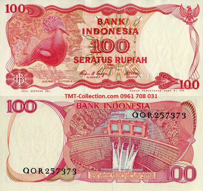 Indonesia 100 Rupiah 1984 UNC