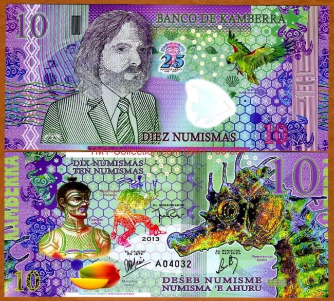 Kamberra 10 numismas 2013 UNC