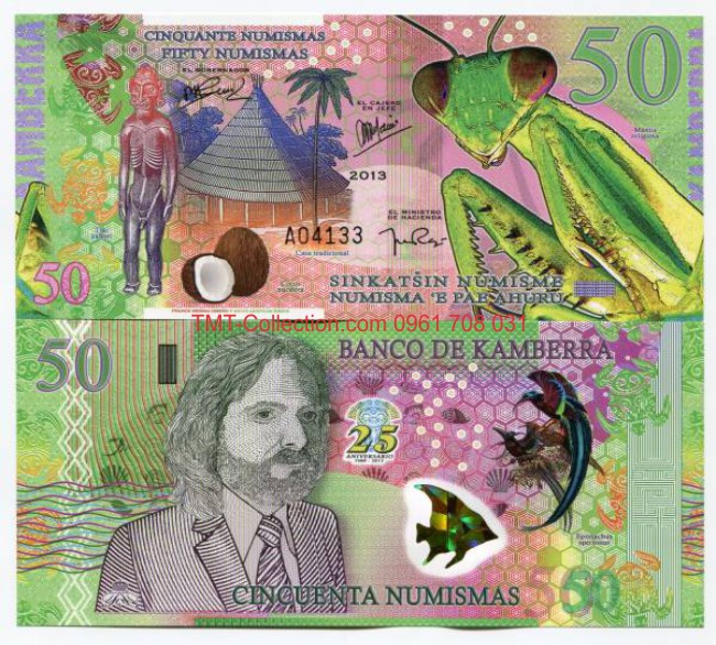 Kamberra 50 numismas 2013 UNC