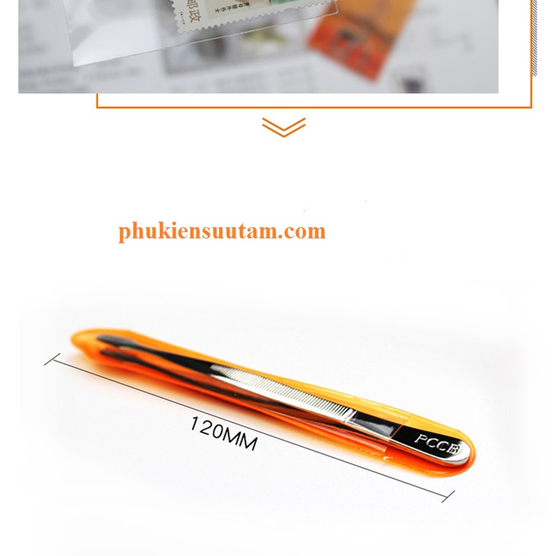 Kẹp gắp tem 12cm chính hãng PCCB