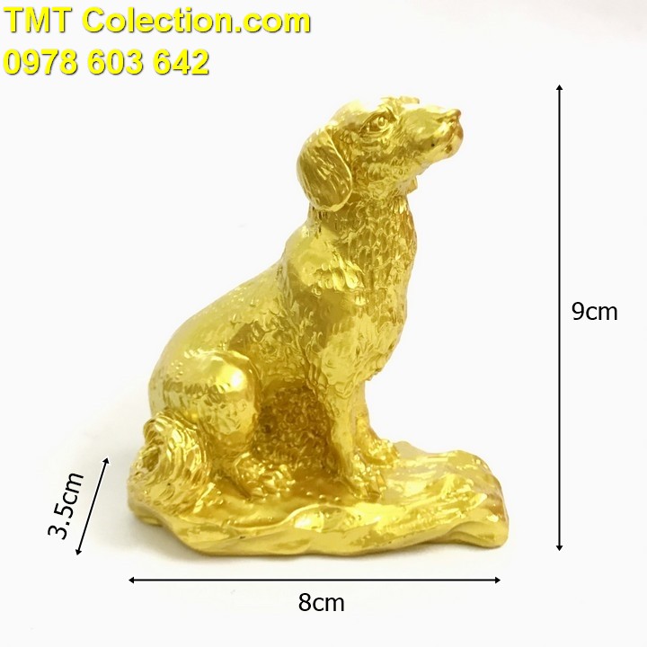 Tượng Con Chó Vàng - TMT Collection.com