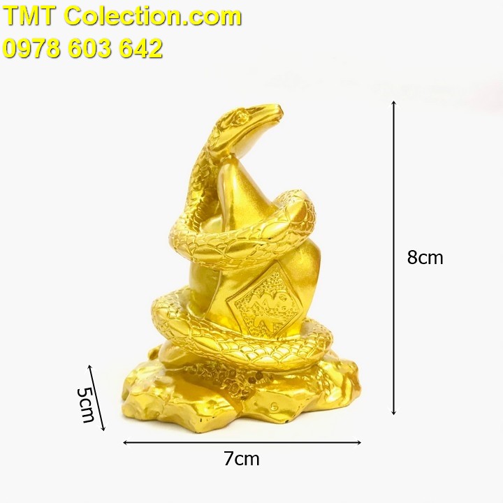 Tượng Con Rắn Vàng - TMT Collection.com