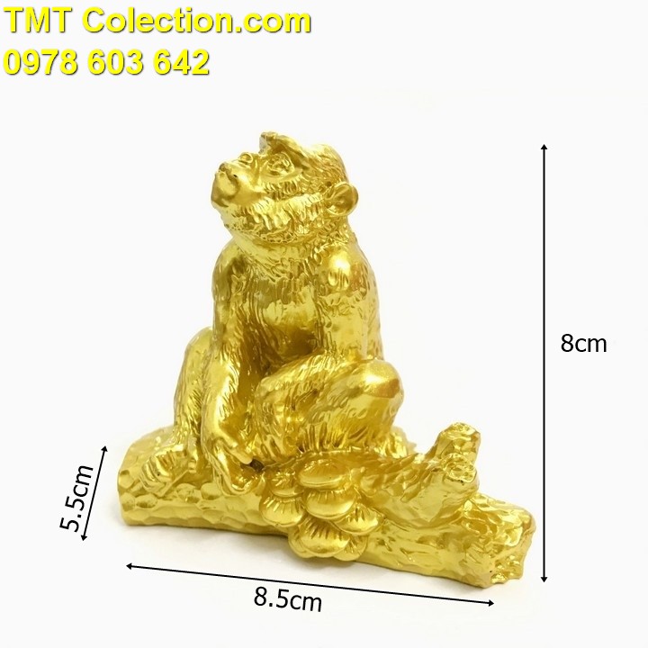 Tượng Con Khỉ Vàng - TMT Collection.com