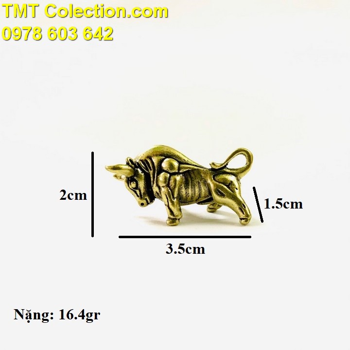 Móc Khóa Tượng Đồng Con Trâu - TMT Collection.com