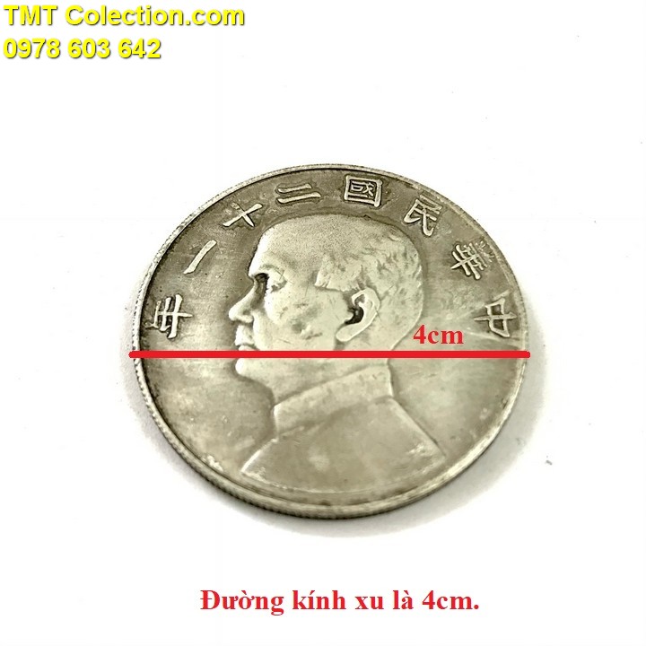 Xu China - Trung Quốc 1 Yuan 1933 - 1949 FAKE - TMT Collection.com