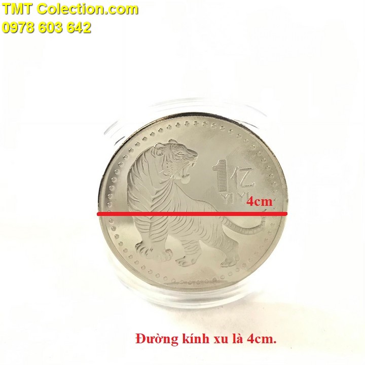 Xu con Cọp 1 Yi Trung Quốc Bạc - TMT Collection