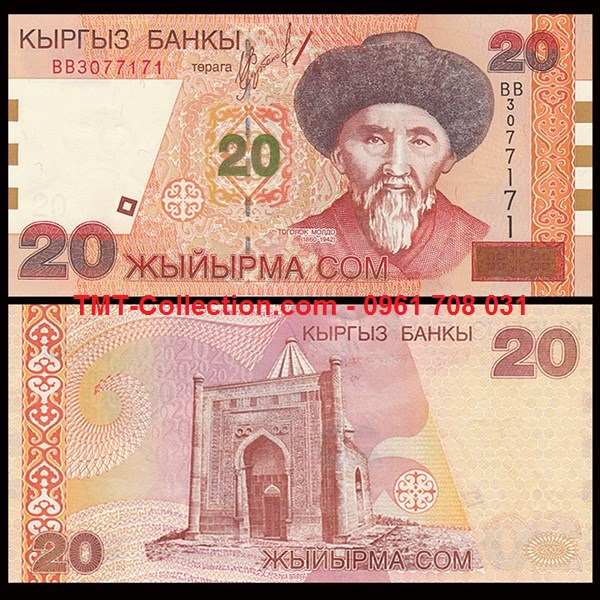 Kyrgyzstan 20 som 2002 UNC