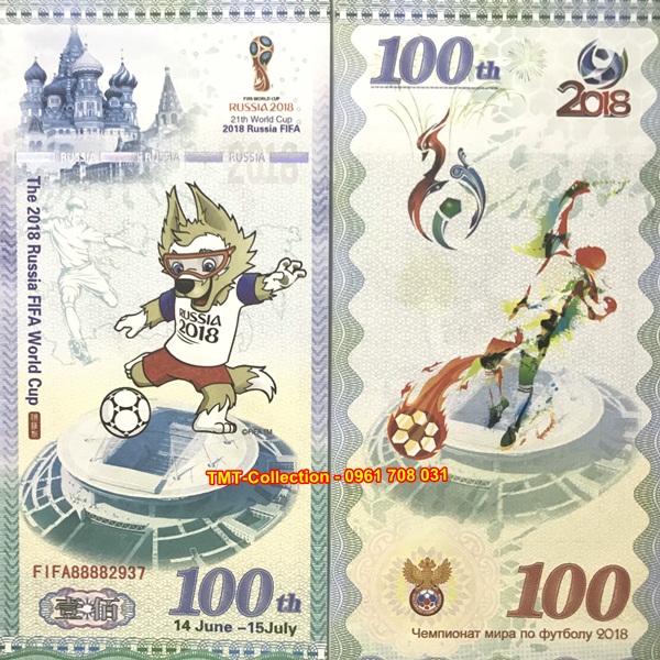 Tiền Play Money World Cup 2018 ở Nga