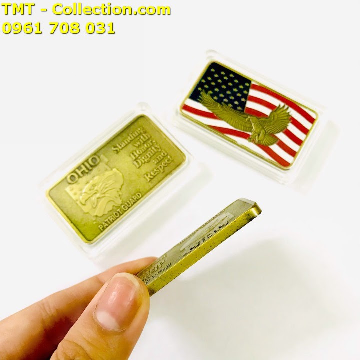Medal Hình Đại Bàng và Cờ Mỹ - TMT Collection