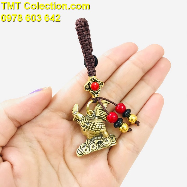 Móc Khóa Tượng Đồng Con Gà - TMT Collection.com