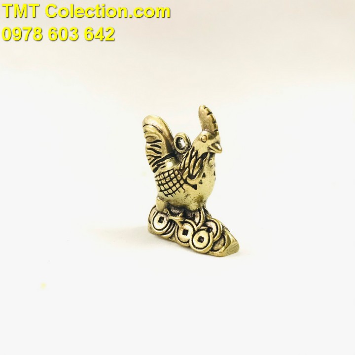 Móc Khóa Tượng Đồng Con Gà - TMT Collection.com