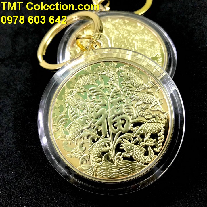 Móc khóa xu Cá Chép - TMT Collection.com