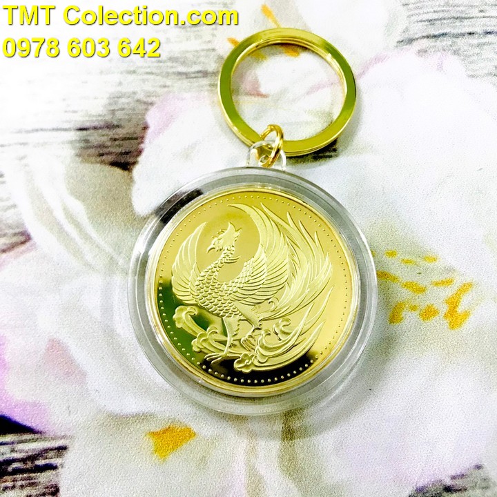 Móc khóa xu Con Phụng Hoàng Nhật Bản - TMT Collection.com