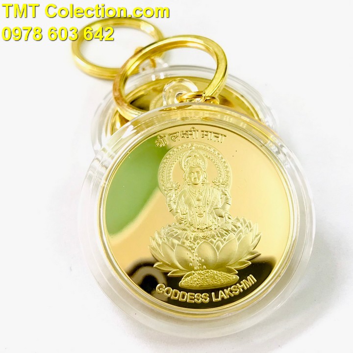 Móc Khóa Xu Quan Âm Bát Quái Âm Dương - TMT Collection.com