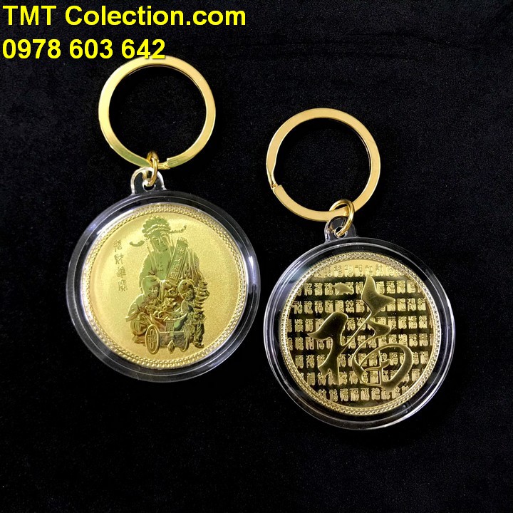 Móc khóa xu Thần Tài Vàng - TMT Collection.com