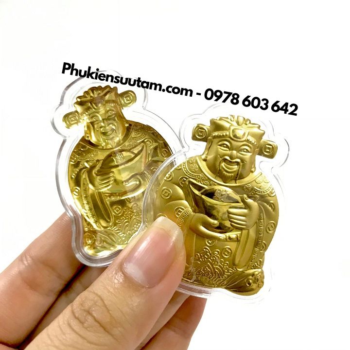 Ông Thần Tài Mạ Vàng Tặng Túi Gấm TÀI - Phukiensuutam.com