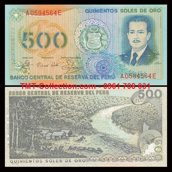 Peru 500 Intis 1982 UNC