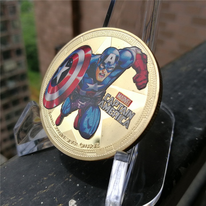 Xu Avengers Marvel Siêu Anh Hùng Captian America Vàng - TMT Collection.com