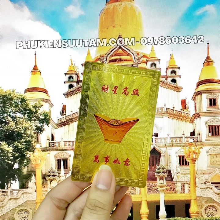 Thẻ Kim Bài Thần Tài Triệu Công Minh - Phukiensuutam.com