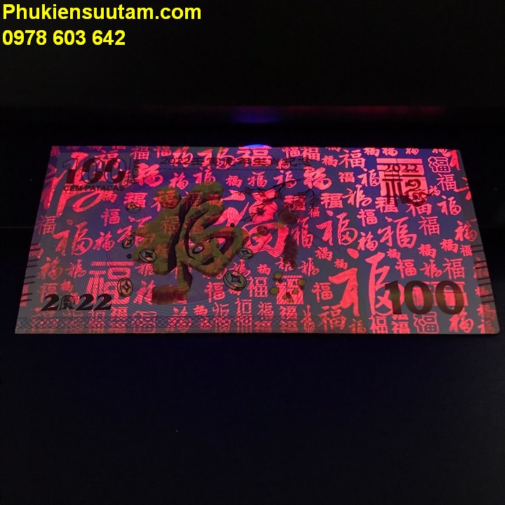Tiền lì xì 100 dola macao hình con cọp 2022 - Phukiensuutam.com
