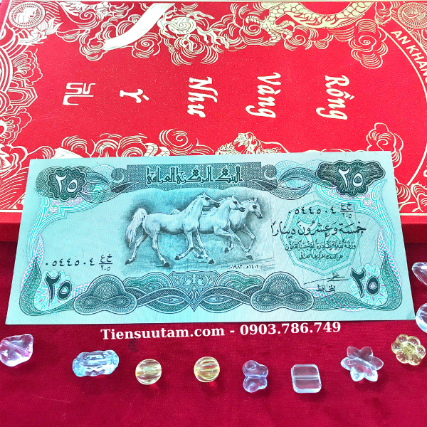 Tiền Lì Xì Tết Hình Con Ngựa Của Iraq 25 Dinar