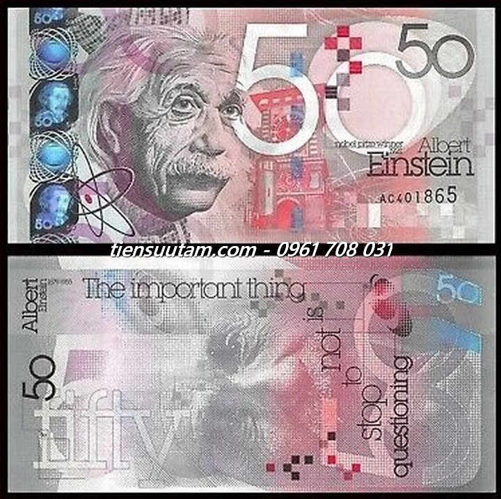 British - Anh kỷ niệm 50 năm ngày mất Einstein công ty Denaro 2005