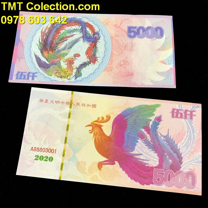 Tiền Phụng Hoàng 5000 của Trung Quốc - TMT Collection.com