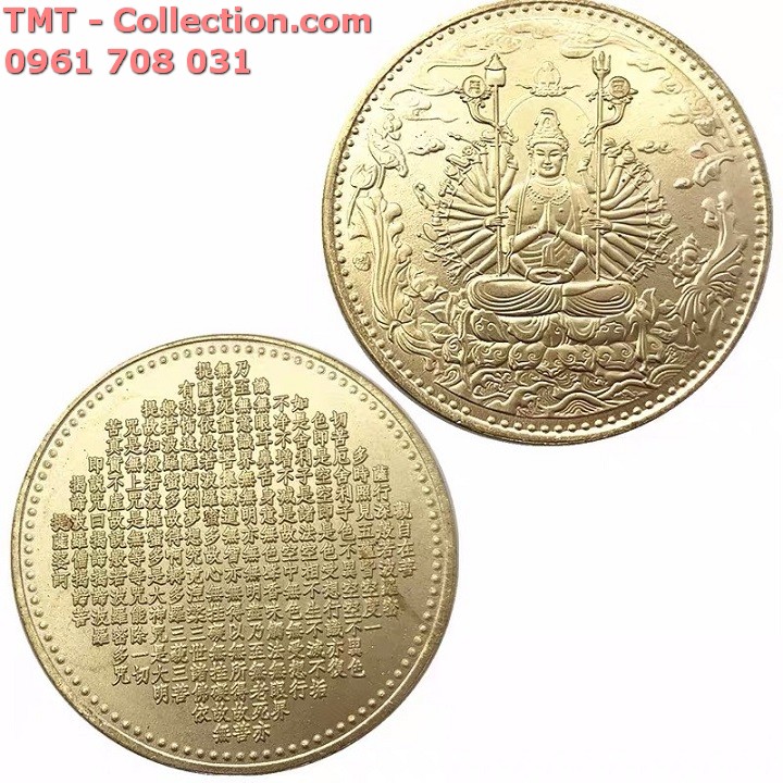 Xu Quán Thế Âm Bồ Tát Mạ Vàng - TMT Collection.com