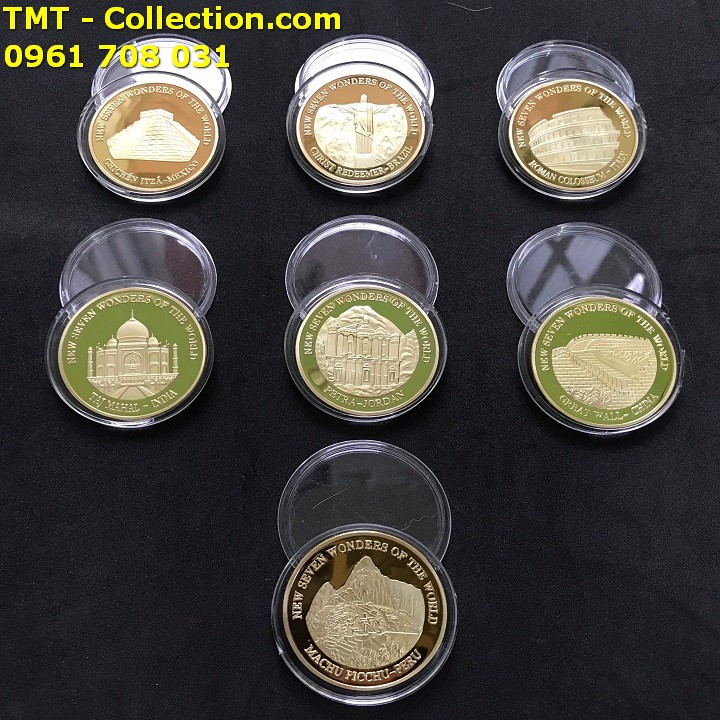 Bộ xu 7 kỳ quan Thế Giới&nbsp;- TMT Collection.com