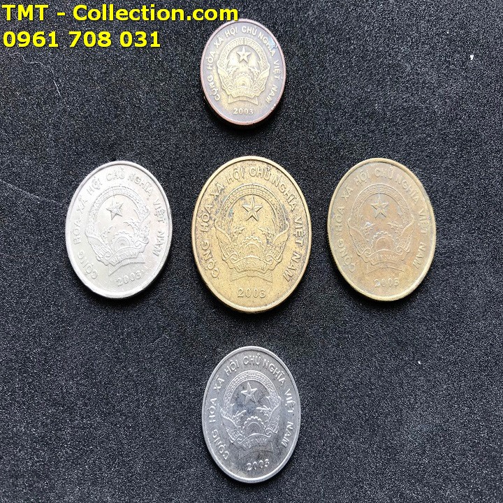 Bộ xu Việt Nam 2003 - TMT Collection.com