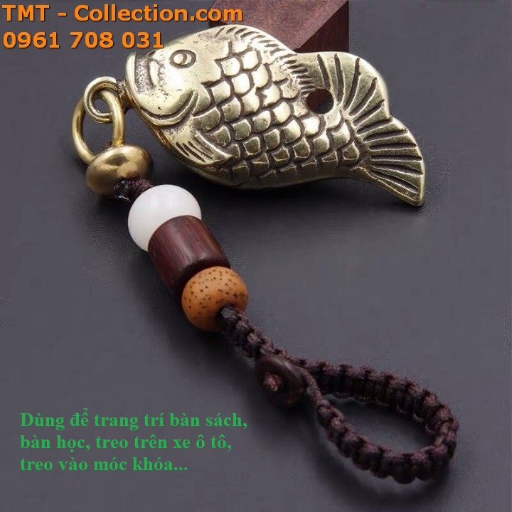 Móc khóa đồng cá chép - TMT Collection.com