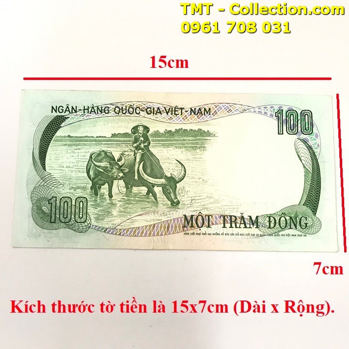 Tiền 100 đồng Con Trâu Của Việt Nam - TMT Collection.com