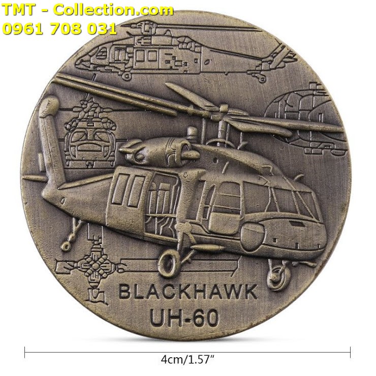 Xu Lưu Niệm Trực Thăng Black Hawk UH60 Mỹ - TMT Collection.com