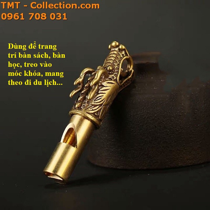 Còi đồng đầu rồng - TMT Collection.com