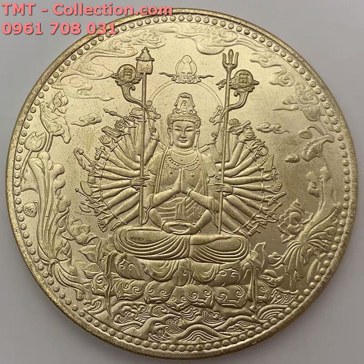 Xu Quán Thế Âm Bồ Tát Mạ Vàng - TMT Collection.com