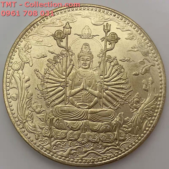 Xu Quán Thế Âm Bồ Tát Mạ Vàng - TMT Collection.com