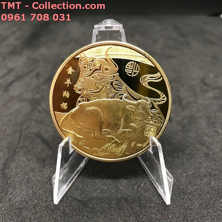 Xu con Trâu Mạ Vàng - TMT Collection.com