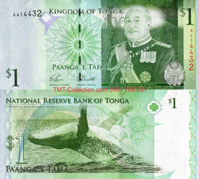 Tonga 1 Pa'anga 2009 UNC