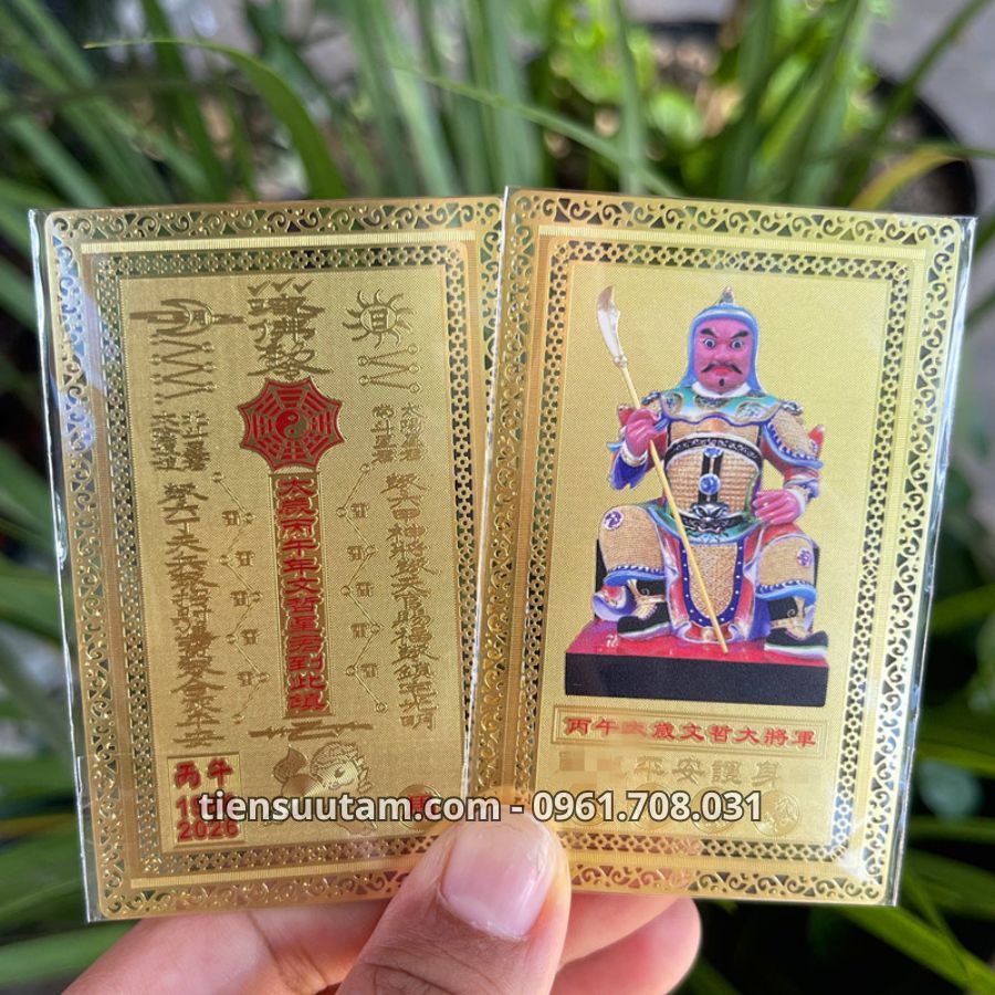 Thẻ Kim Bài Thái Tuế