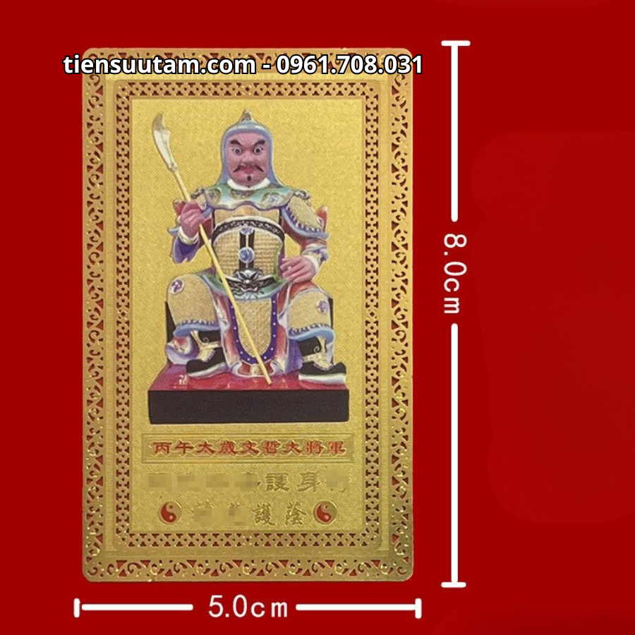 Kim Bài Thái Tuế Năm Ngọ 2026 - Bằng Đồng