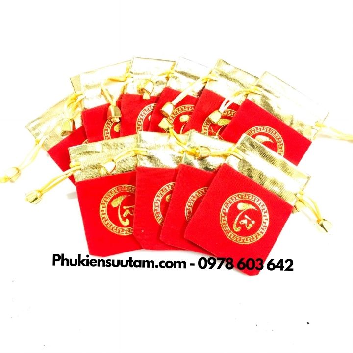Túi gấm nhung chữ Tài - Phukiensuutam.com