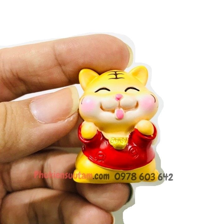 Tượng Nhựa Con Cọp Cute Dễ Thương (giao mẫu ngẫu nhiên) - Phukiensuutam.com