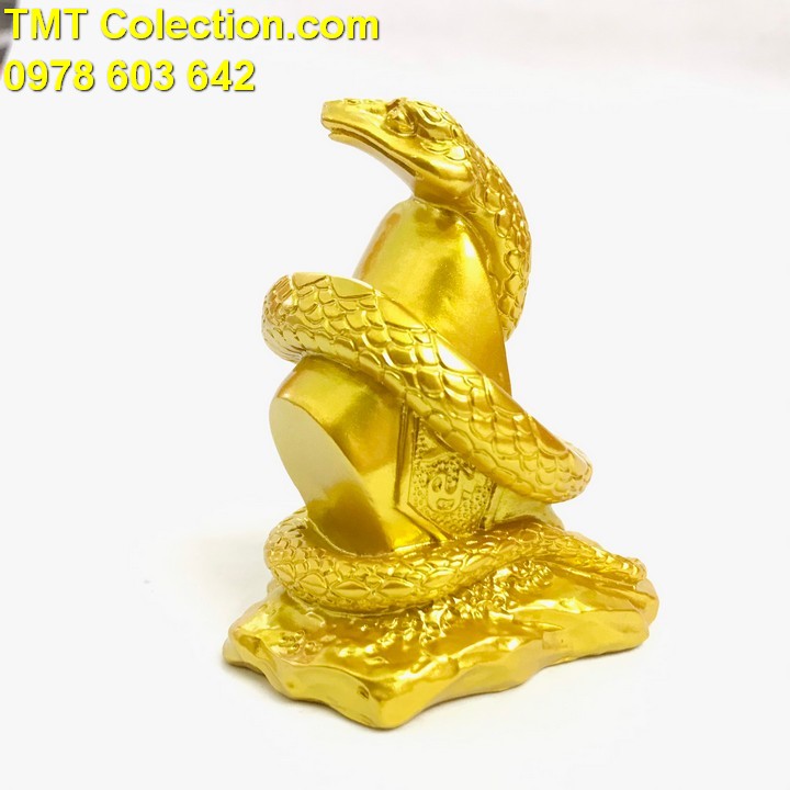 Tượng Con Rắn Vàng - TMT Collection.com