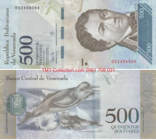 Venezuela 500 Quinientos Bolivares 2017 UNC