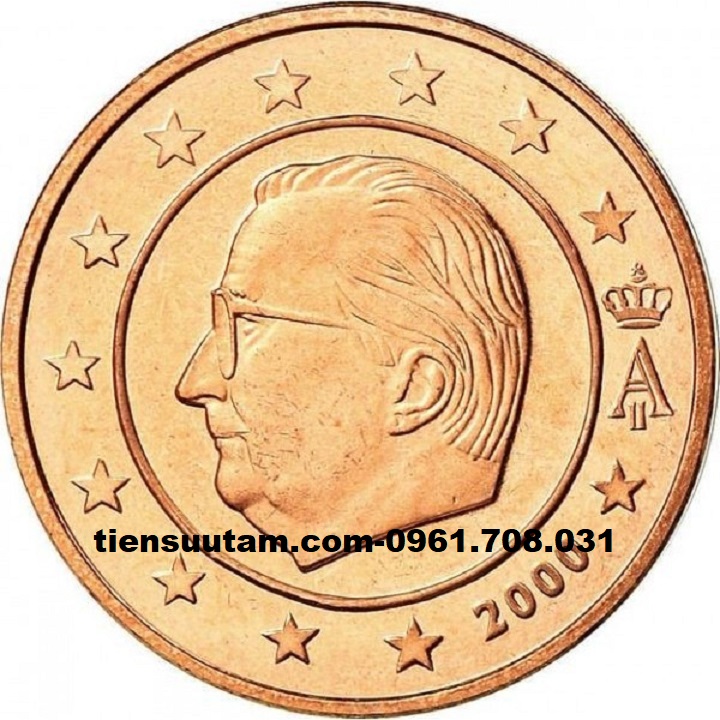 Mặt Sau Xu Belgium - Bỉ 2 Euro Cent 1999-2007