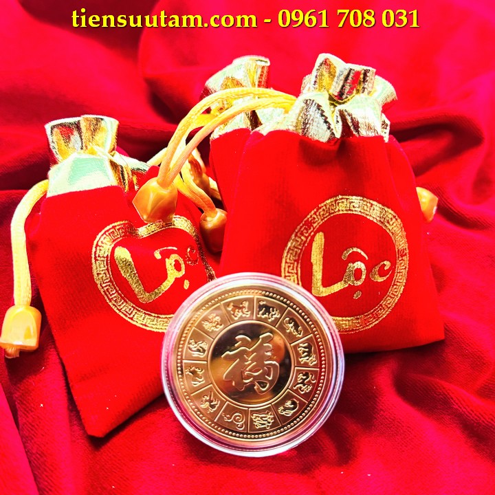 Xu Con Rắn Hong Kong Tặng Túi Gấm Lộc