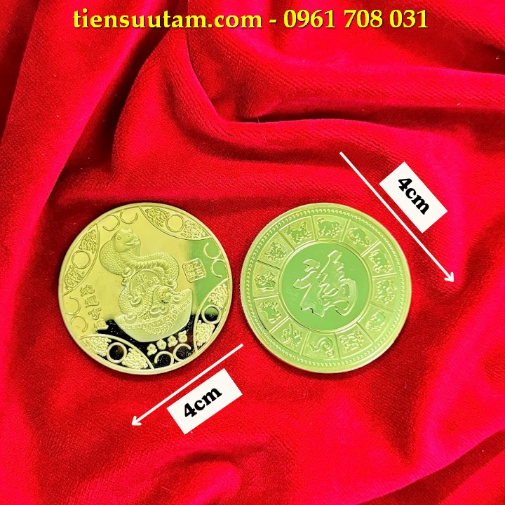 Xu Con Rắn Hong Kong Tặng Túi Gấm Lộc