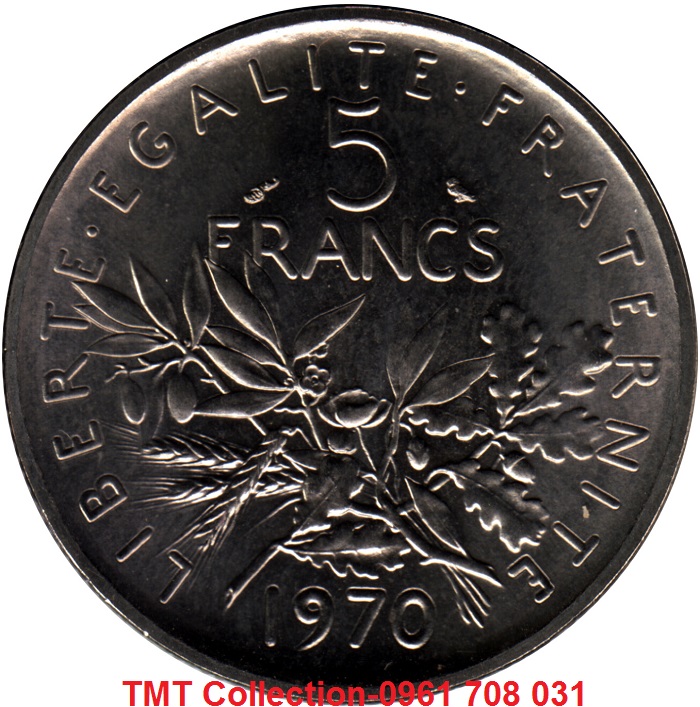 Xu France-Pháp 5 Francs 1969-2001