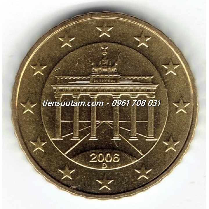 Mặt Sau Xu Germany - Đức 10 cent Euro 2002-2006