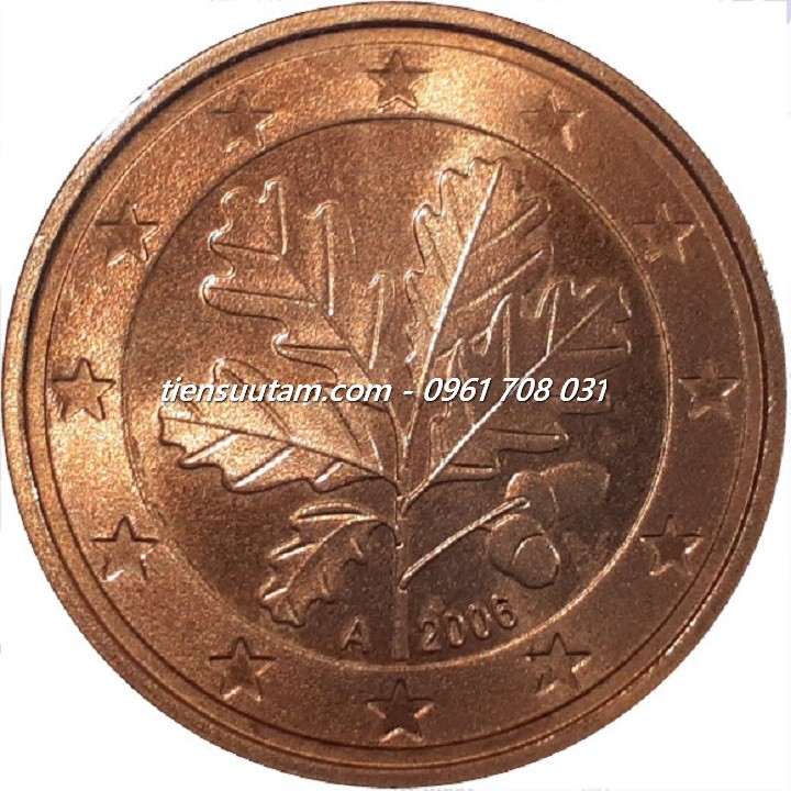 Mặt Sau Xu Germany - Đức 2 cent Euro 2002-2024